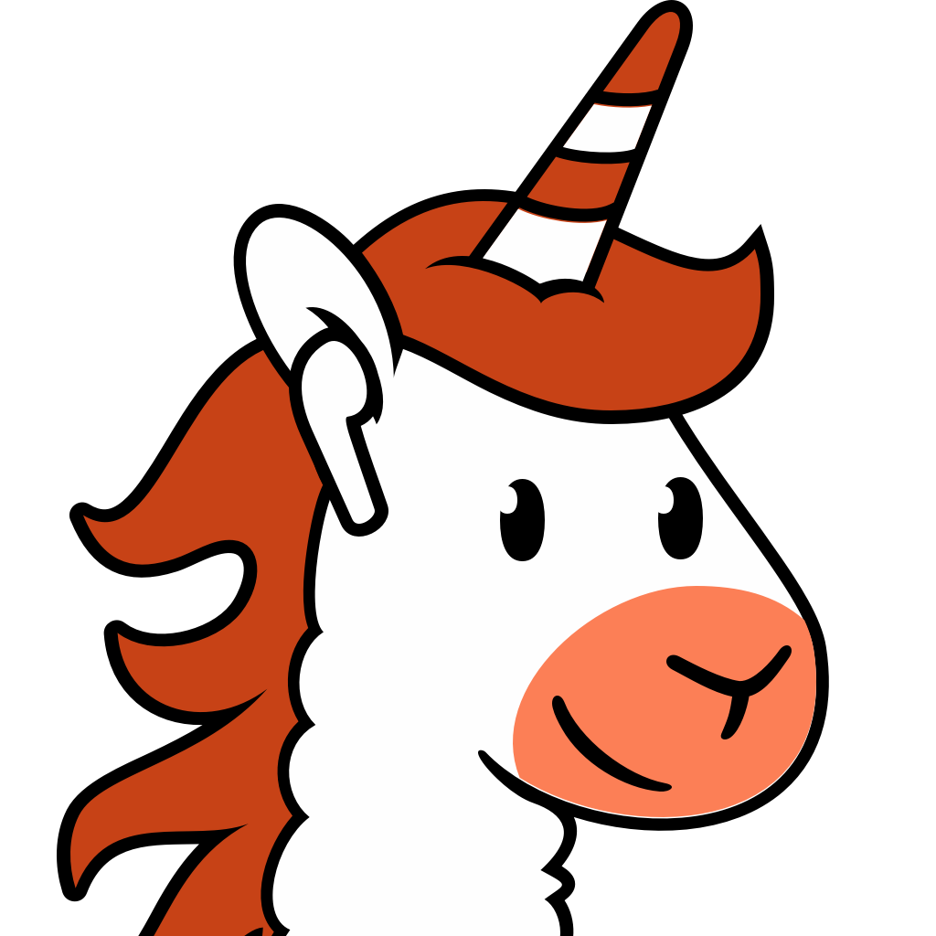 Llamacorn: Listen Notes mascot